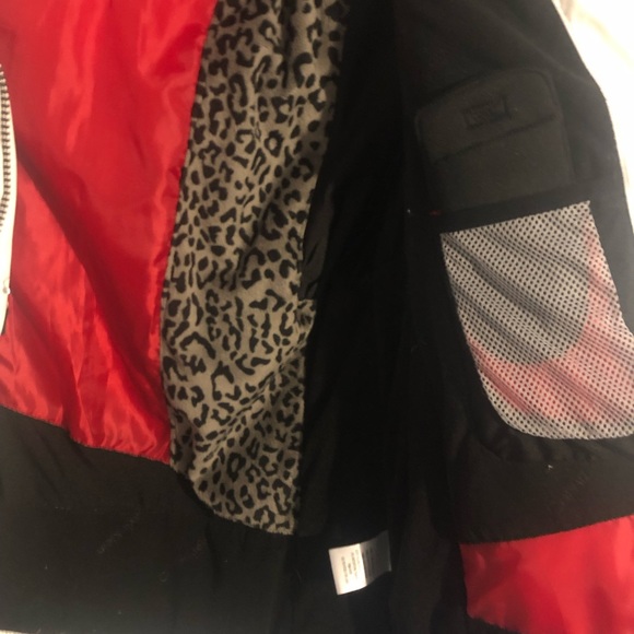 Calvin Klein white duck down water fowl feathers winter jacket size large - Picture 8 of 9